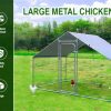 2x3m Galvanised Hen Run with a Free Cover