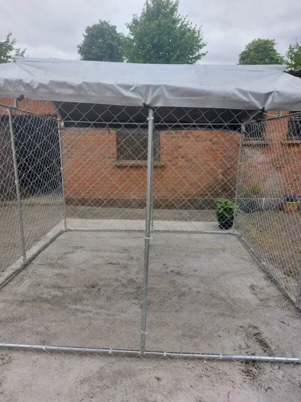 3 x 3M Dog Run – WITH ROOF COVER