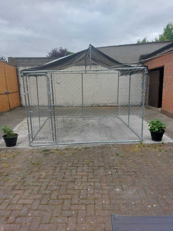 3 x 3M Dog Run – WITH ROOF COVER