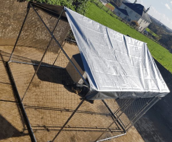3 x 3M Dog Run – WITH ROOF COVER
