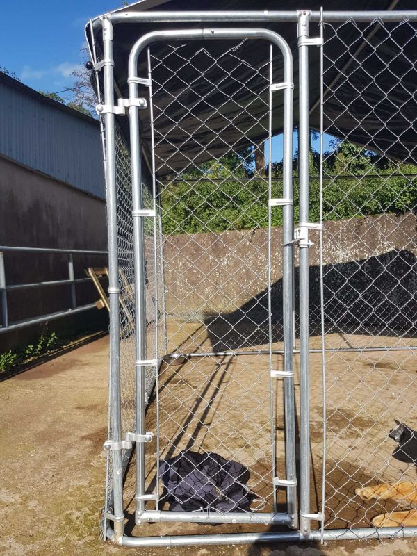 4 x 3M Dog Run – WITH ROOF COVER