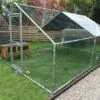4x3m Galvanised Hen Run Photo