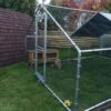 4x3m Galvanised Hen Run with a Free Cover