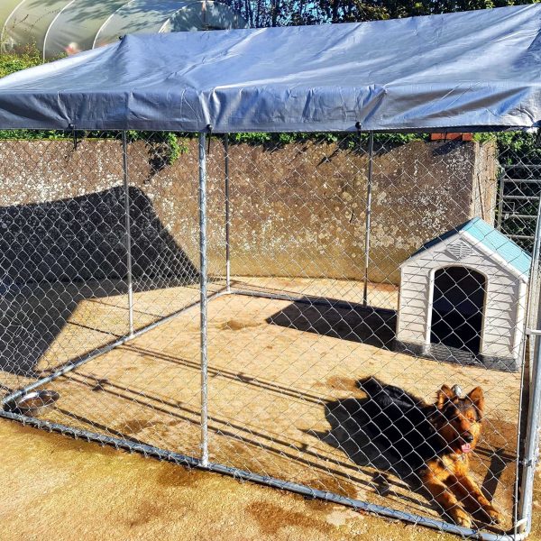 6 X 3M Dog Run – WITH ROOF COVER