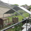 6x3m Galvanised Hen Run with a Free Cover