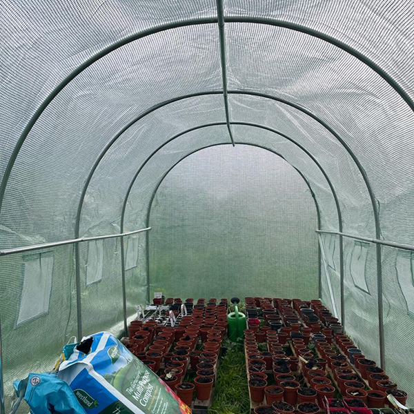 6x3x2m Polytunnel Pro, Galvanised With Door Photo