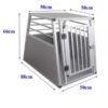 Aluminium Dog Cage 3 Sizes Photo