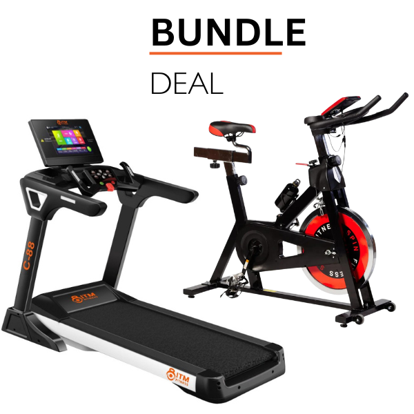 BUNDLE: C-88 Ultra Treadmill + S-5000 Exercise Bike – Save Over 10%