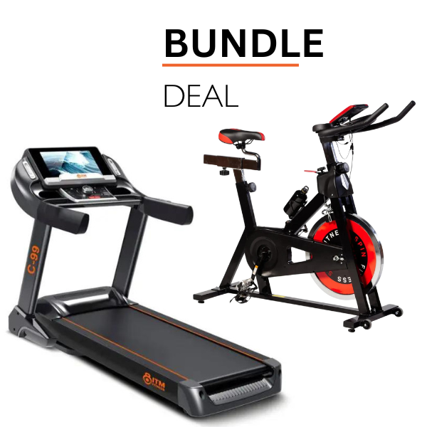 BUNDLE: C-99 Treadmill + S-5000 Exercise Bike – Save 5%