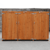 Deluxe Wheelie Bin Storage – 3 Bays