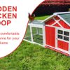 Egg-Center Chicken Coop – 9-12 Birds – Red