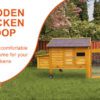 Egg-Zotic Chicken Coop With Wheels – 6-8 Birds – Natural Wood