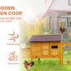 Egg-Zotic Chicken Coop With Wheels – 6-8 Birds – Natural Wood
