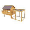 Egg-Zotic Chicken Coop With Wheels – 6-8 Birds – Natural Wood