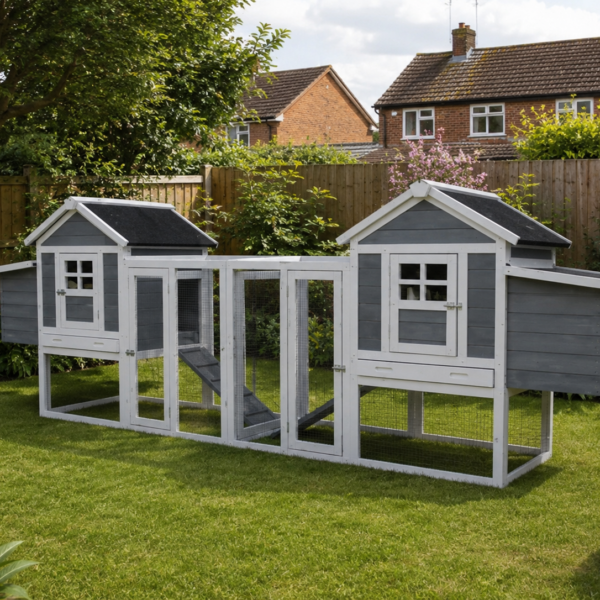 Ladies' Quarters Chicken Coop – 10-12 Birds - Grey - Available for Pre Order