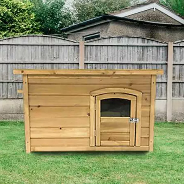 Medium Wooden Dog Kennel Photo