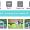Poultry Palace Chicken Coop – 7-10 Birds – 4 Colours (11)