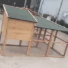 The Egg Plant Chicken Coop – 6-8 Birds – Natural Wood