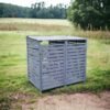 Wheelie Bin Storage – 2 Bays - 3 Colours