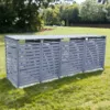 Wheelie Bin Storage – 2 x 2 Bays (4 Bays in Total)