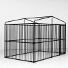 Covered Steel Bar Dog Run 4x3x2 Photo