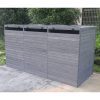 Deluxe Wheelie Bin Storage 3 Bays Photo