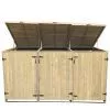 Deluxe Wheelie Bin Storage 3 Bays Photo
