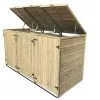 Deluxe Wheelie Bin Storage 3 Bays Photo