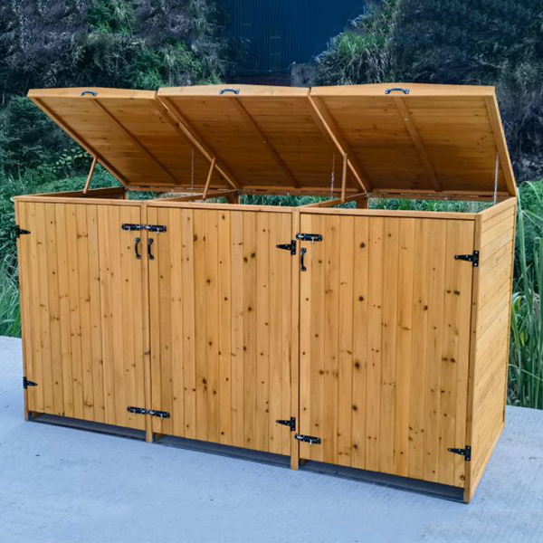 Deluxe Wheelie Bin Storage 3 Bays Photo
