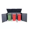 Deluxe Wheelie Bin Storage 3 Bays Photo