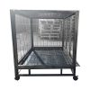 Heavy Duty Wheeled Pet Cage 2 Sizes Photo