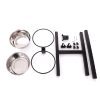 Two Stainless Steel Dog Bowls Photo
