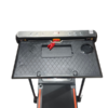 Folding Treadmill WorkOut 925 with Integrated Foldable Desk - No Assembly Required