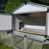 Robo Coop Chicken Coop – 4-5 Birds – Metal Aluminium - Not in Original Packaging