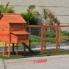 The Eggland Chicken Coop – 6-9 Birds - Natural Wood