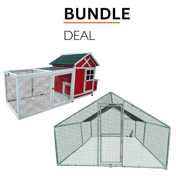 BUNDLE: Egg-Center Chicken Coop + 6x3m Hen Run