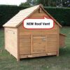 Large Chicken Coop – 9-12 Birds - Natural Wood - Pre Order