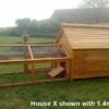 Large Chicken Coop – 9-12 Birds - Natural Wood - Pre Order