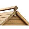 Large Chicken Coop – 9-12 Birds - Natural Wood - Pre Order