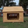 Large Chicken Coop – 9-12 Birds - Natural Wood - Pre Order