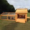 Large Chicken Coop – 9-12 Birds - Natural Wood - Pre Order