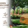 Large Chicken Coop – 9-12 Birds - Natural Wood - Pre Order