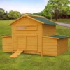 The Hen Den Chicken Coop – 8-12 Birds - Natural Wood