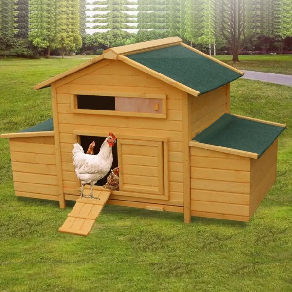 The-Hen-Den-Chicken-Coop-–-8-12-Birds-–-Natural-Woo