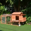 Wheely Easy Chicken Coop – 6-9 Birds - Natural Wood