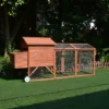 Wheely Easy Chicken Coop – 6-9 Birds - Natural Wood