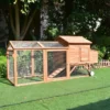 Wheely Easy Chicken Coop – 6-9 Birds - Natural Wood