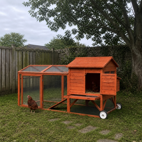 wheely easy chicken coop