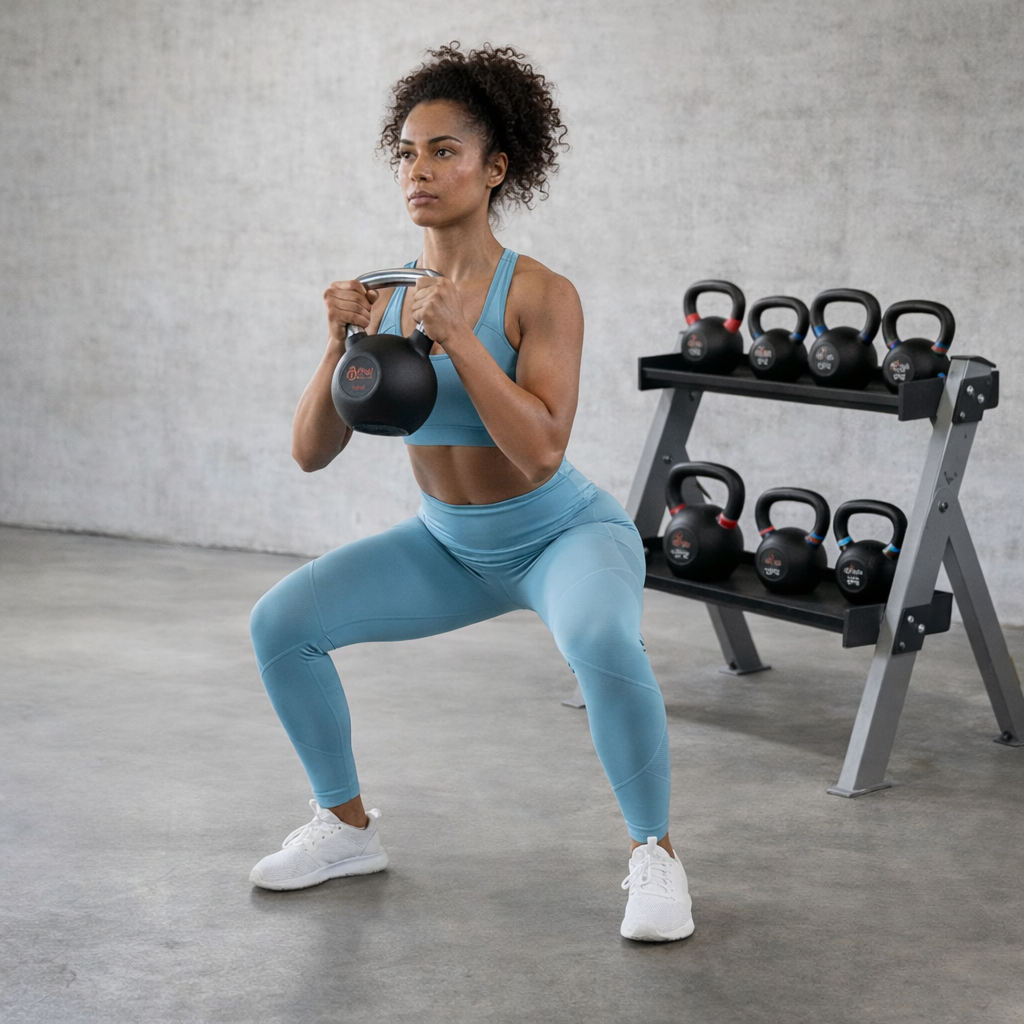 Dual Dumbbell and Kettlebell Rack