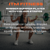 Rubber-Bumper-Plates-With-Colour-Stripes